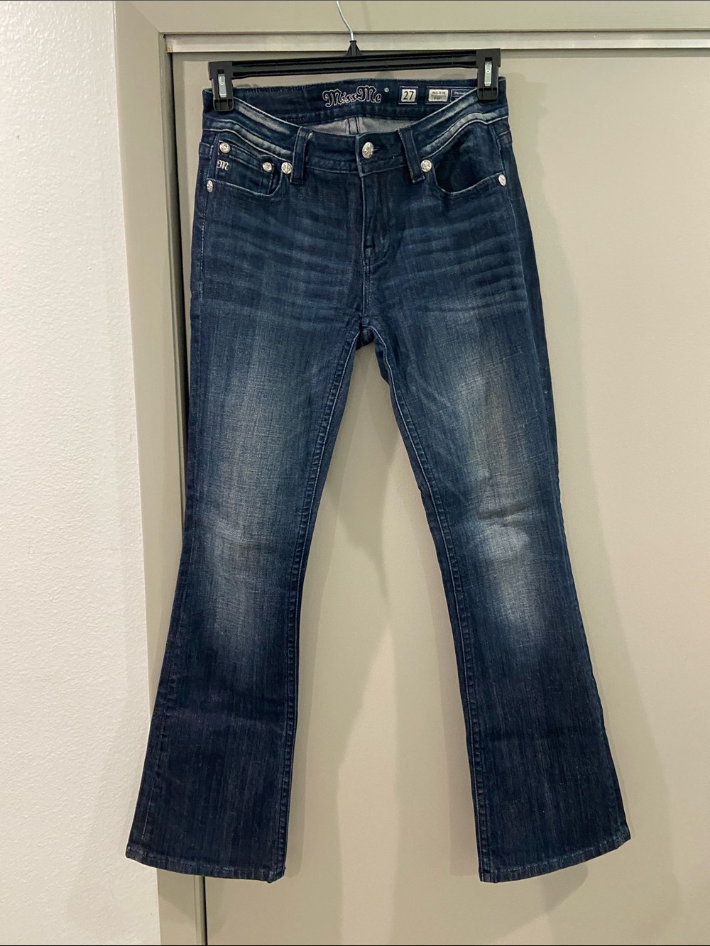Miss Me Dark Blue Flare Jeans